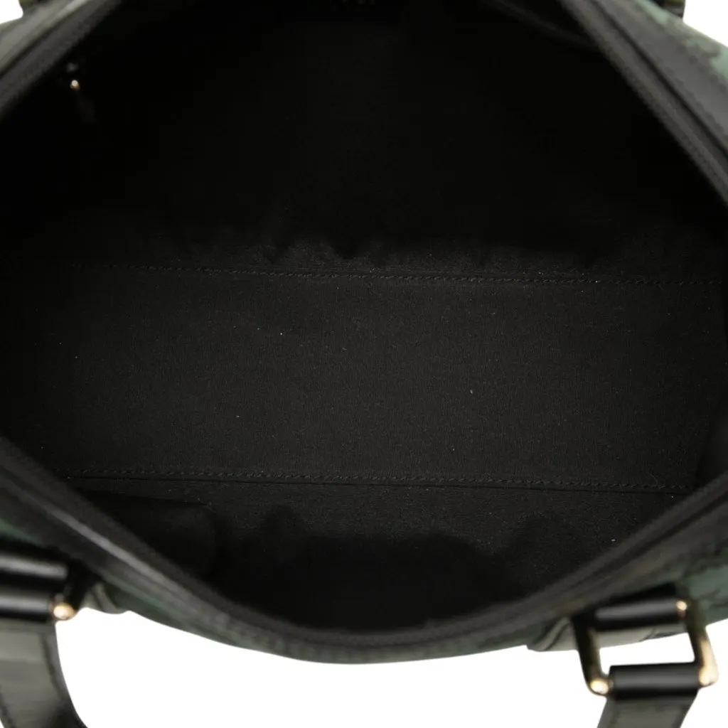 Gucci GG Canvas Charmy Boston Bag Green Very good - Model View
