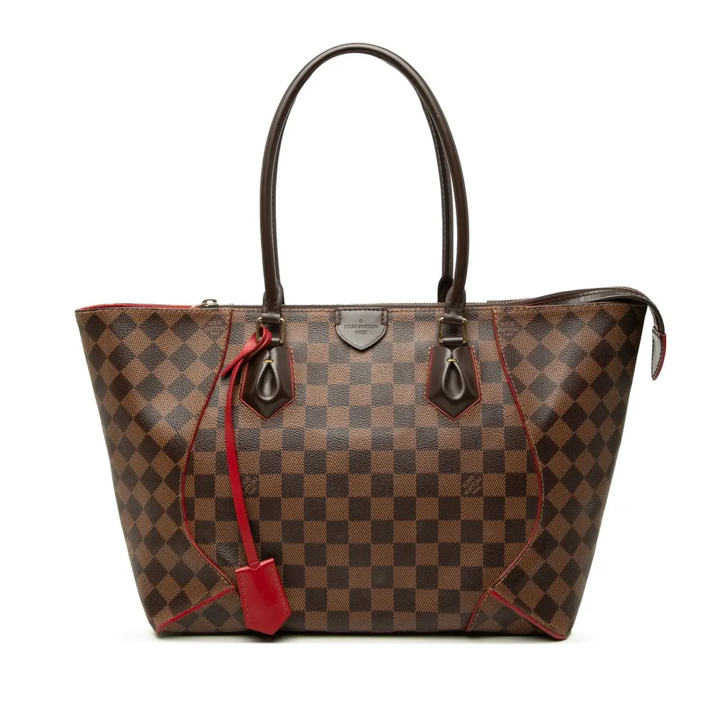 Louis Vuitton Damier Ebene Caissa MM Brown Very good - Front View