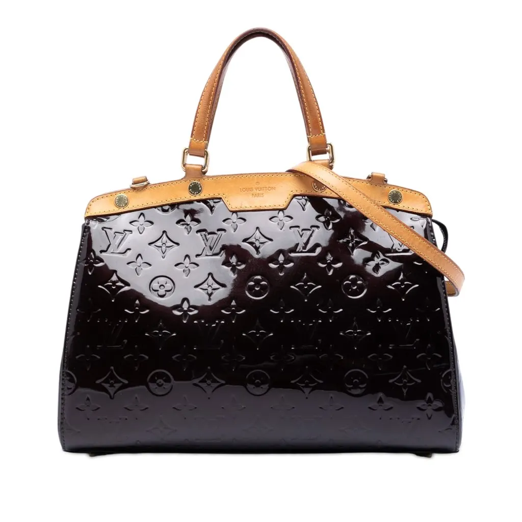 Louis Vuitton Monogram Vernis Brea PM Purple Leather Very good - Front View