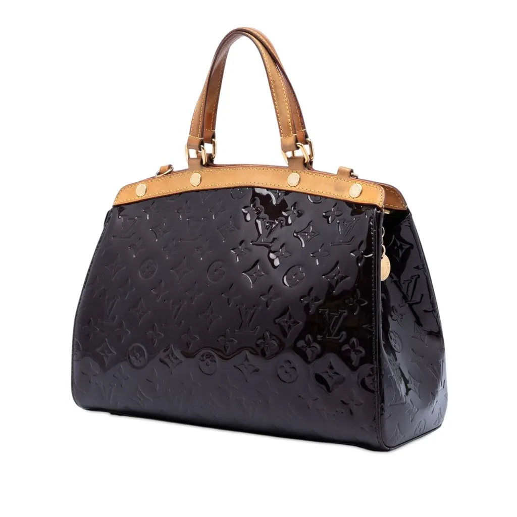 Louis Vuitton Monogram Vernis Brea PM Purple Leather Very good - Back View