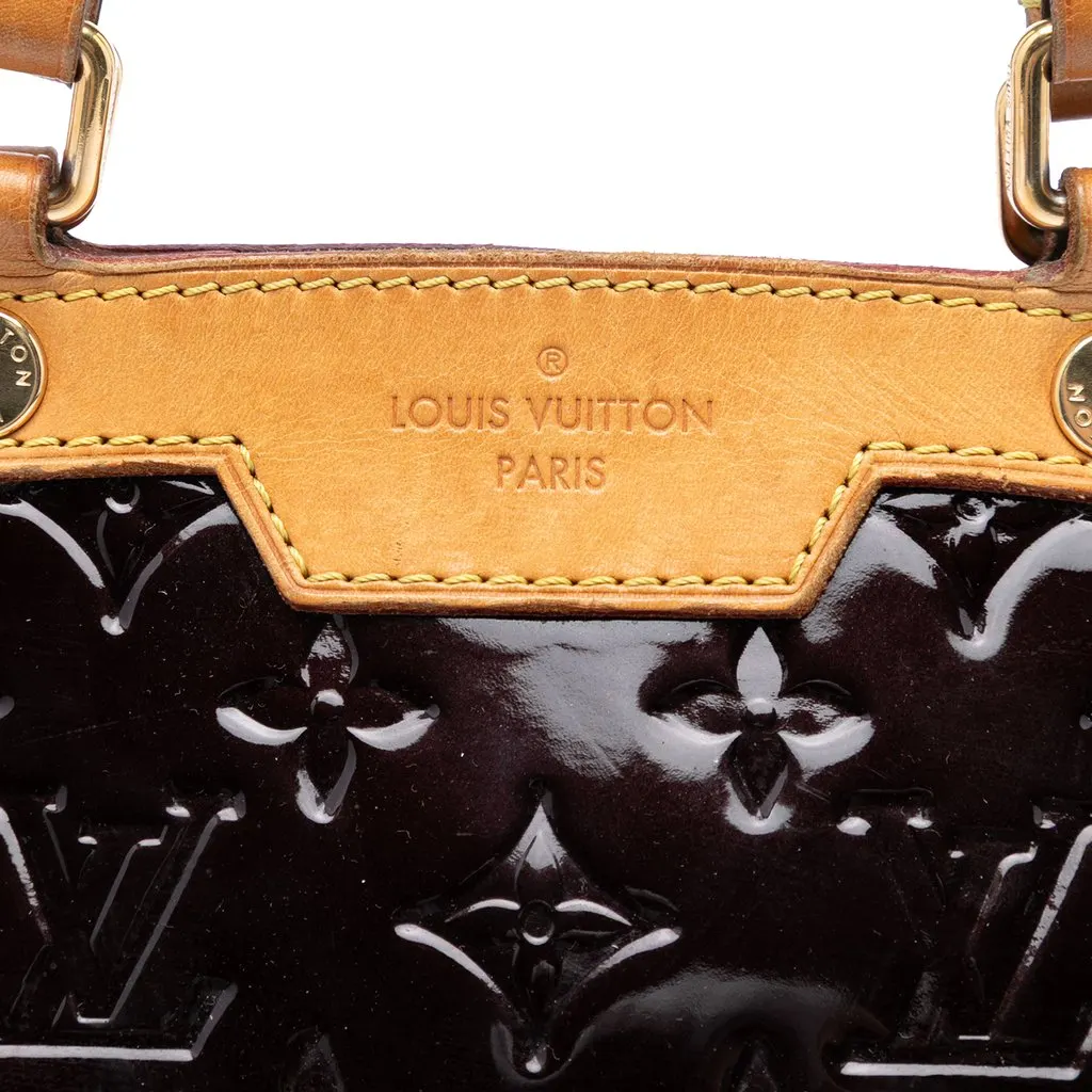 Louis Vuitton Monogram Vernis Brea PM Purple Leather Very good - Box View