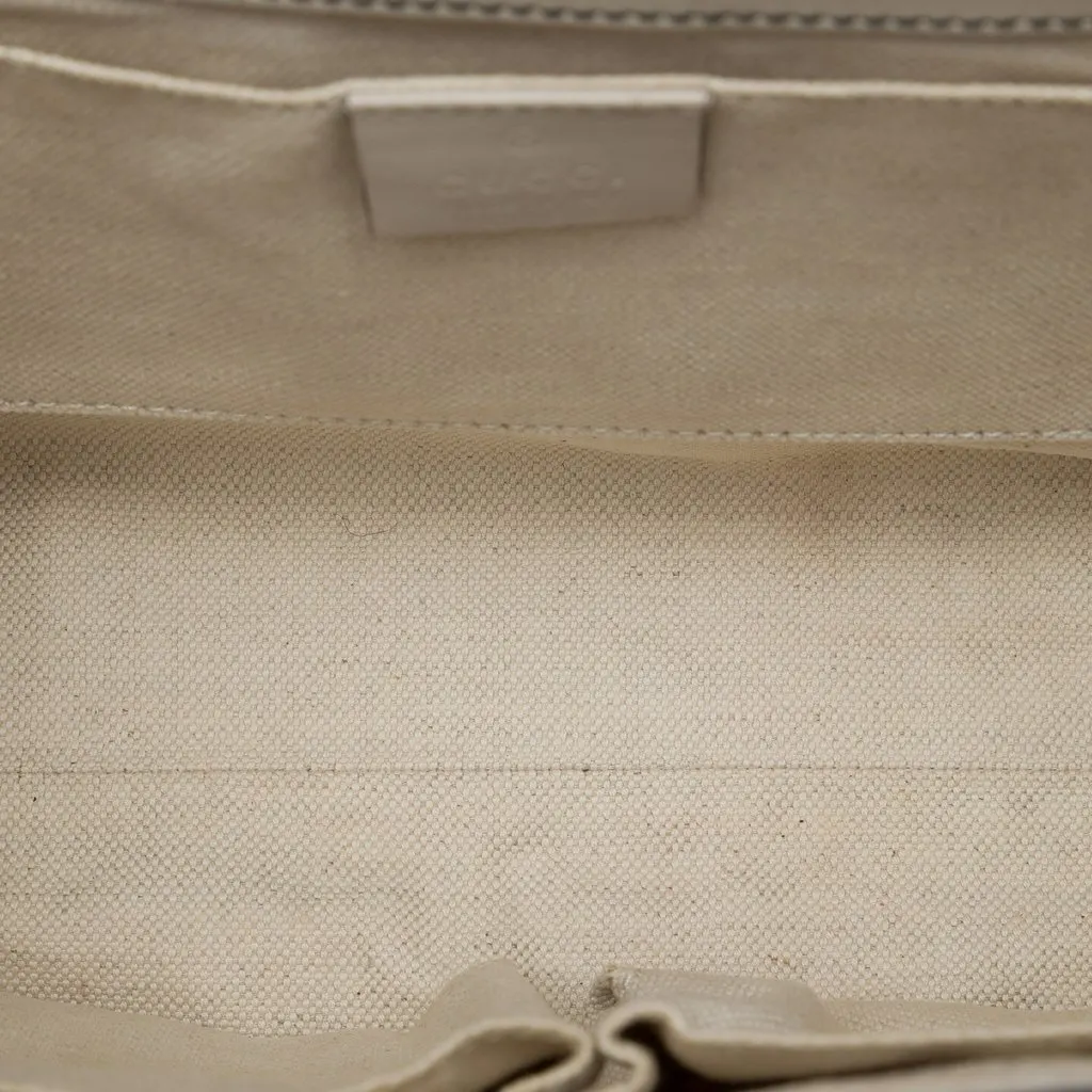 Gucci Medium Guccissima Emily Shoulder Bag Brown Leather Good - Model View