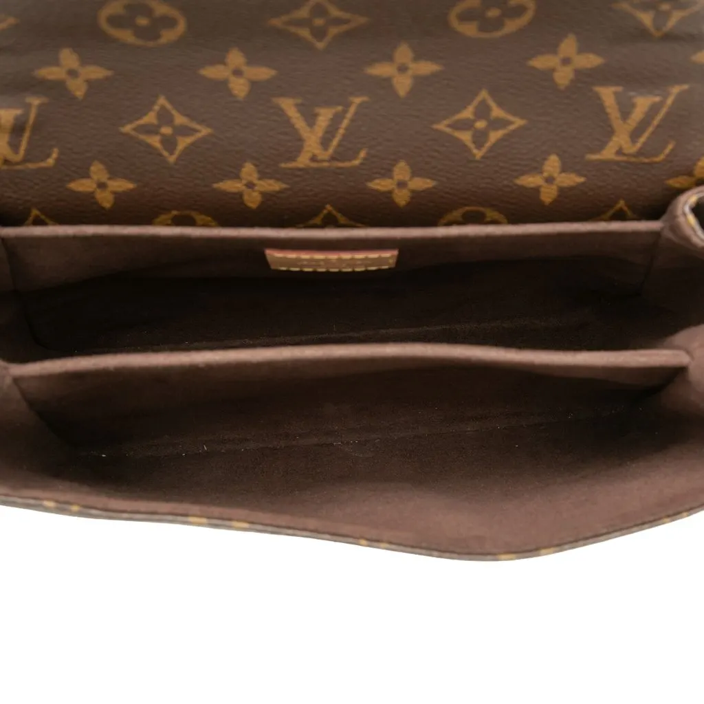 Louis Vuitton Monogram Pochette Metis Brown Very good - Model View