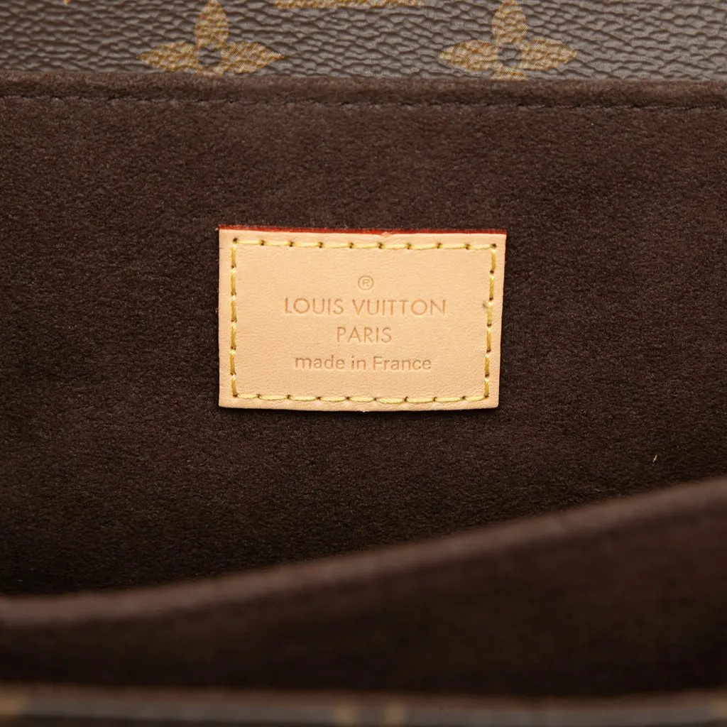 Louis Vuitton Monogram Pochette Metis Brown Very good - Box View