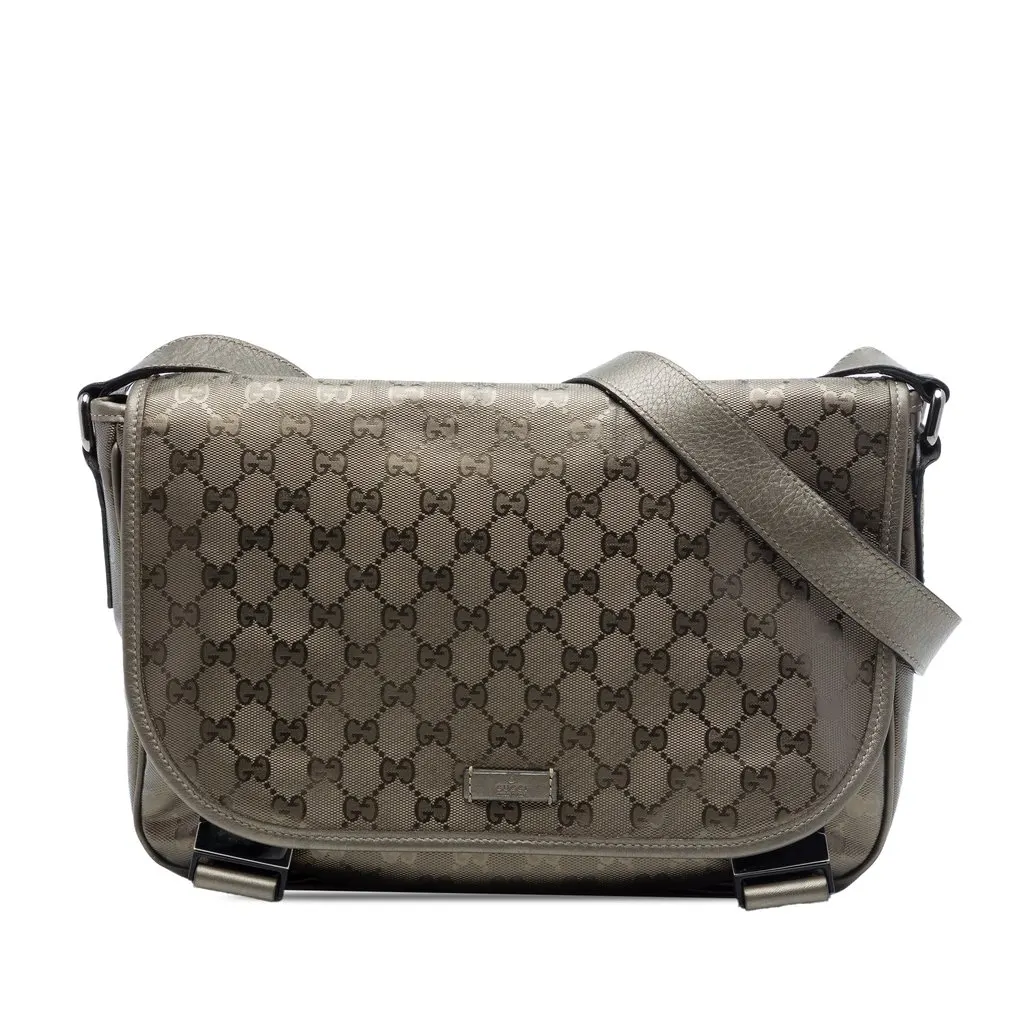 Gucci GG Imprime Crossbody Brown Very good - Front View
