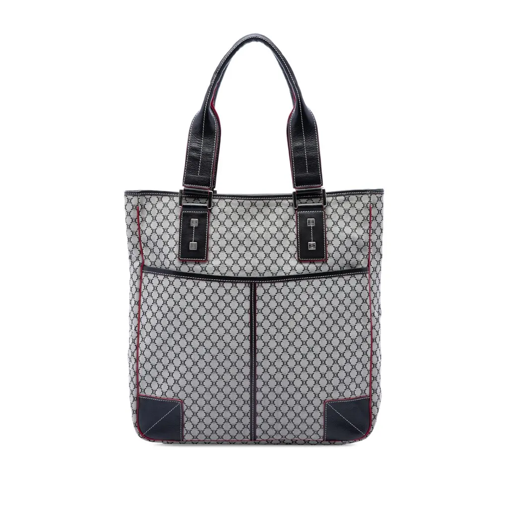 Celine Macadam Canvas Tote MultiColor Very good - Front View
