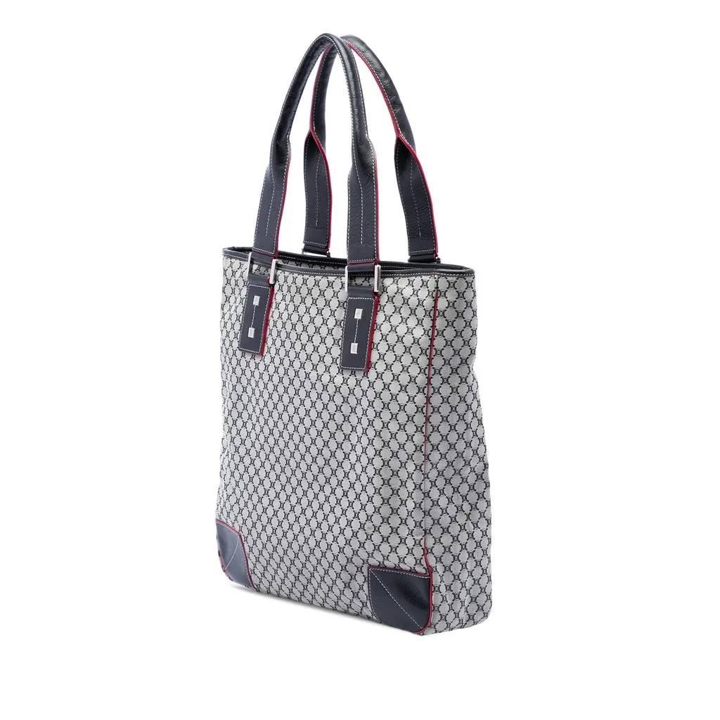 Celine Macadam Canvas Tote MultiColor Very good - Back View