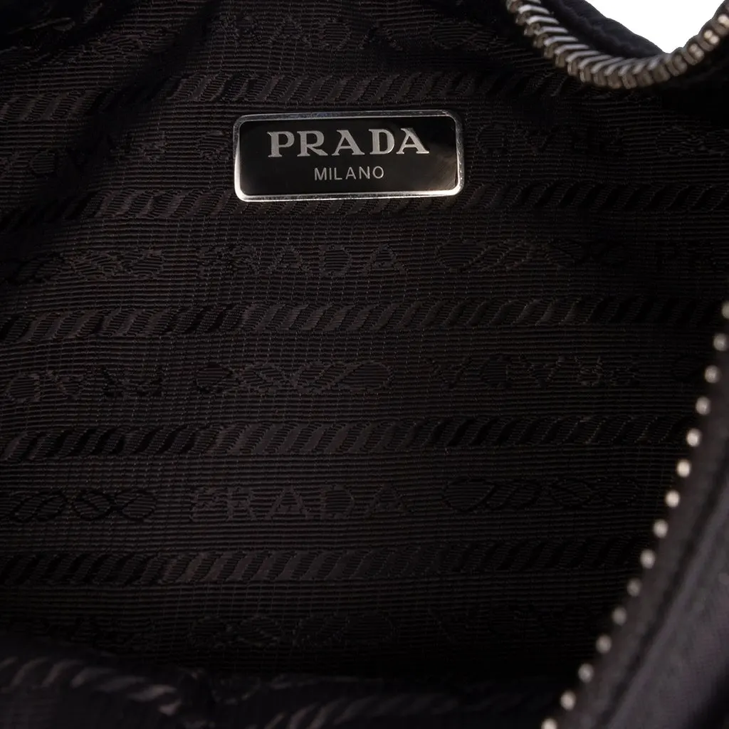 Prada Saffiano Trimmed Re Nylon Re Edition 2005 Satchel Black Very good - Box View