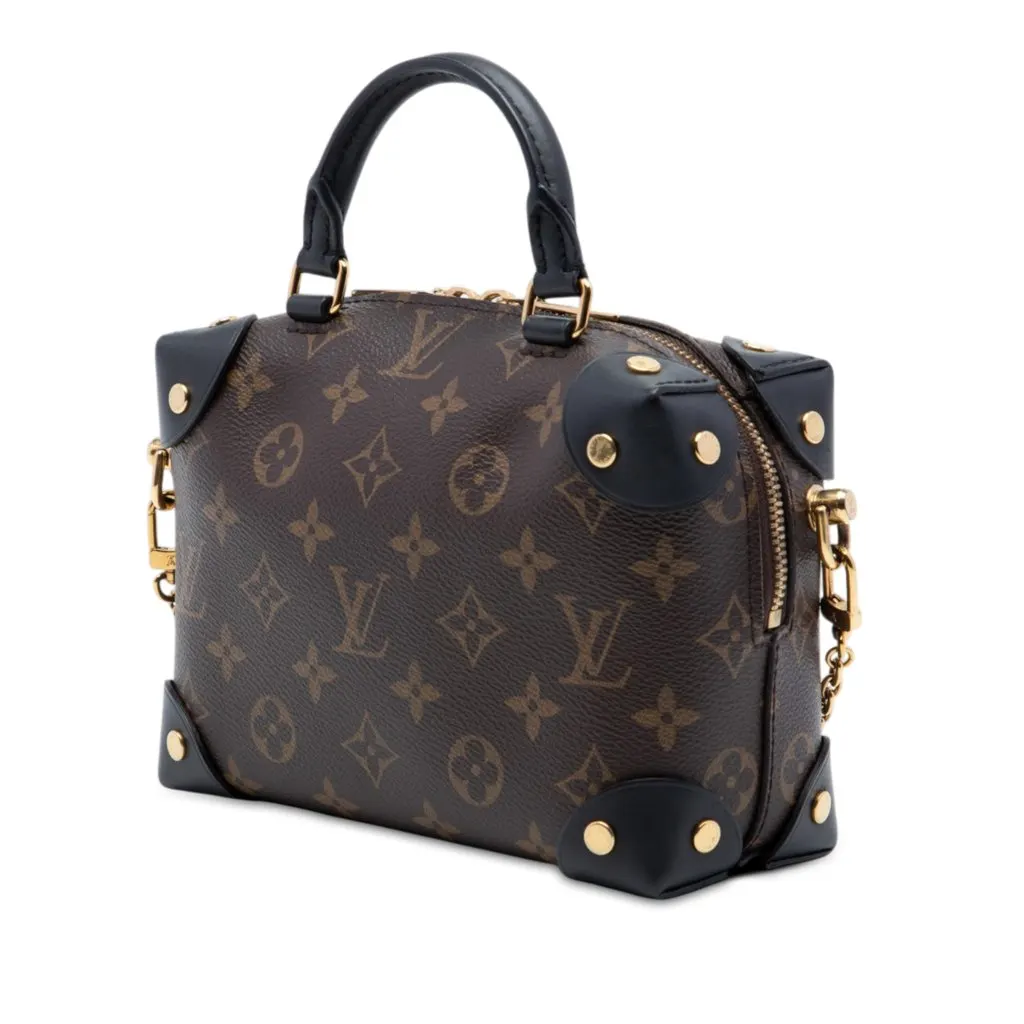 Louis Vuitton Monogram Petite Malle Souple Brown Very good - Back View