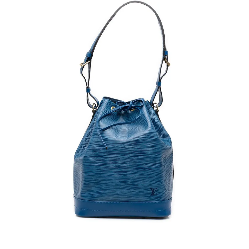 Louis Vuitton Epi Noe GM Blue Leather Very good - Front View