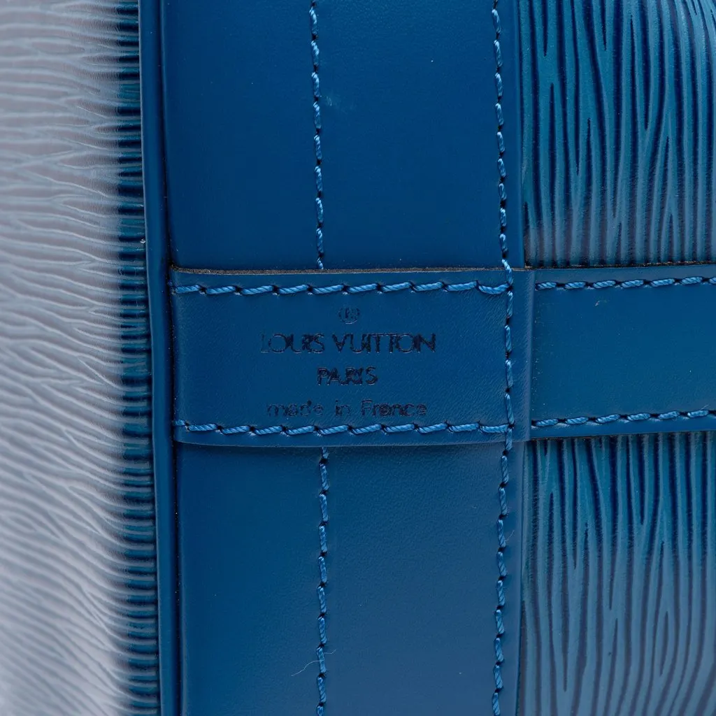 Louis Vuitton Epi Noe GM Blue Leather Very good - Box View