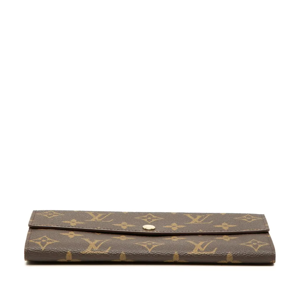 Louis Vuitton Monogram Sarah Long Wallet Brown Canvas Very good - Inside View