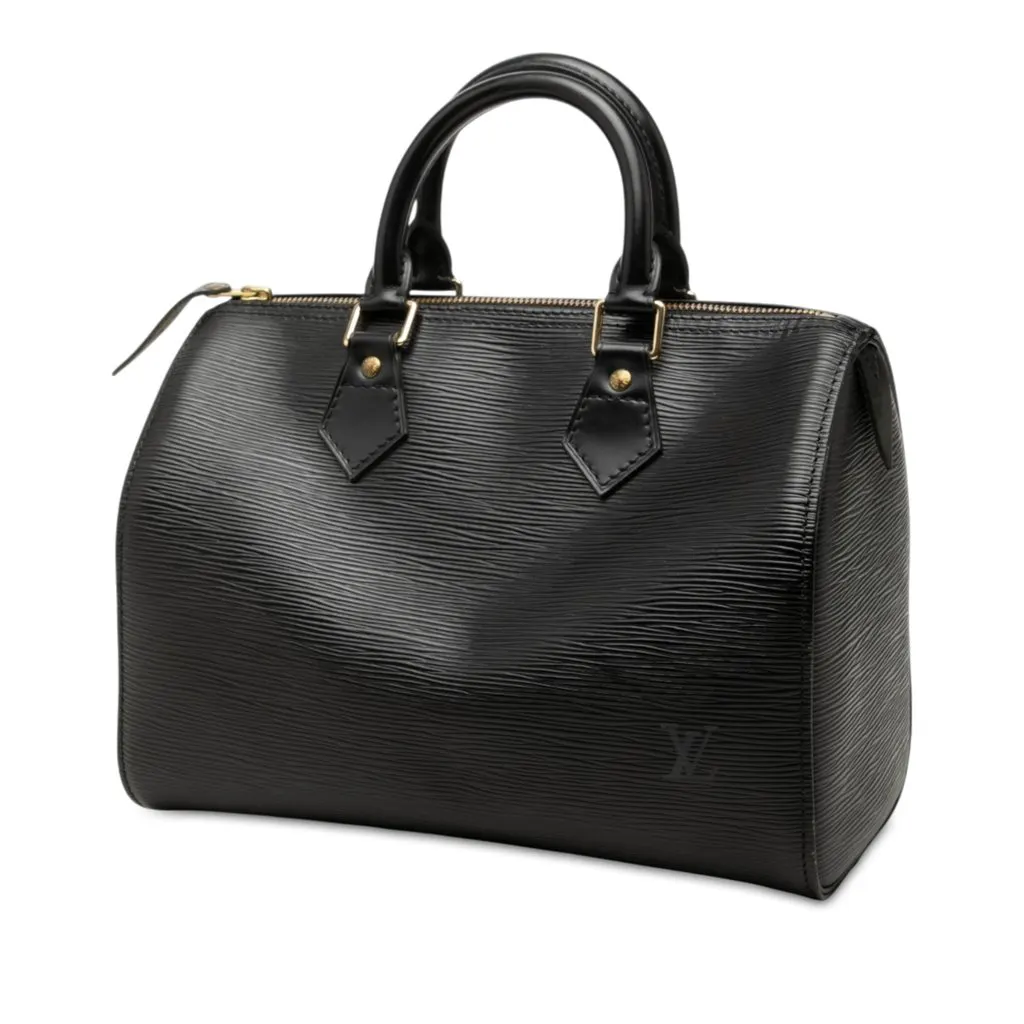 Louis Vuitton Epi Speedy 25 Black Leather Very good - Back View