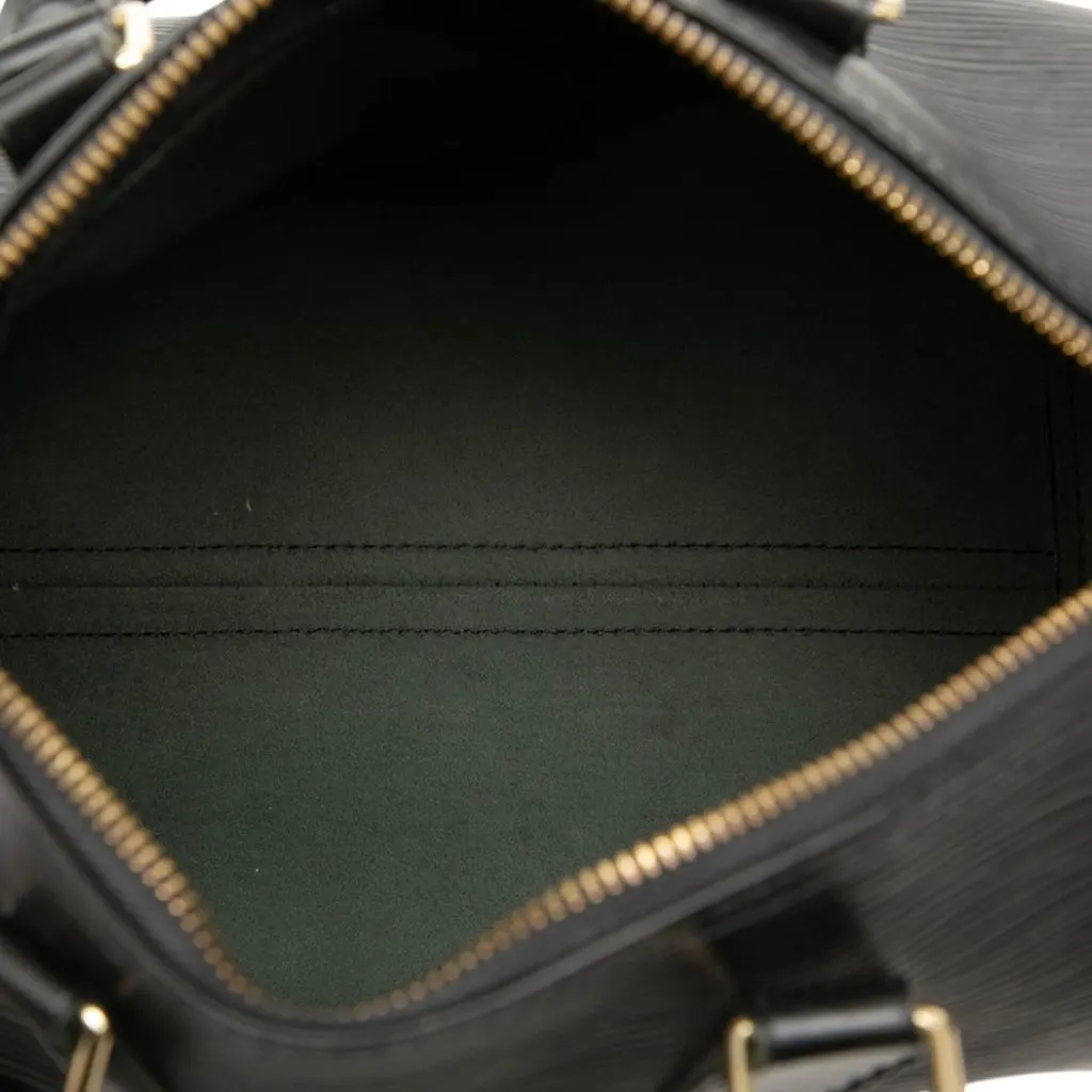 Louis Vuitton Epi Speedy 25 Black Leather Very good - Model View