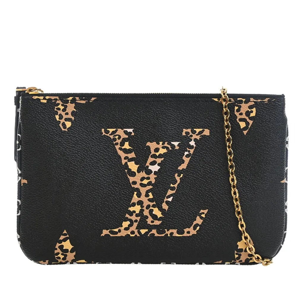 Louis Vuitton Monogram Giant Jungle Double Zip Pochette