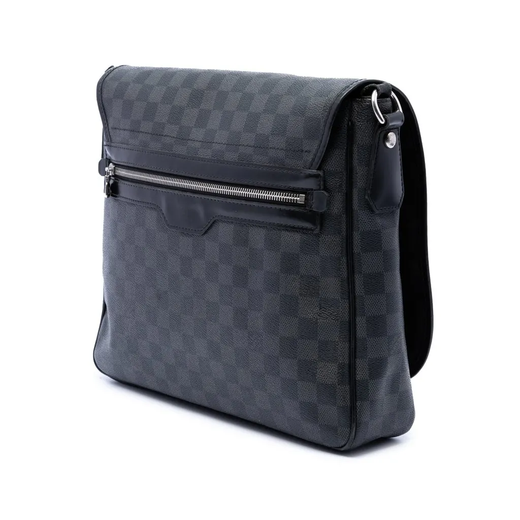 Louis Vuitton Damier Graphite Daniel MM Black Very good - Back View