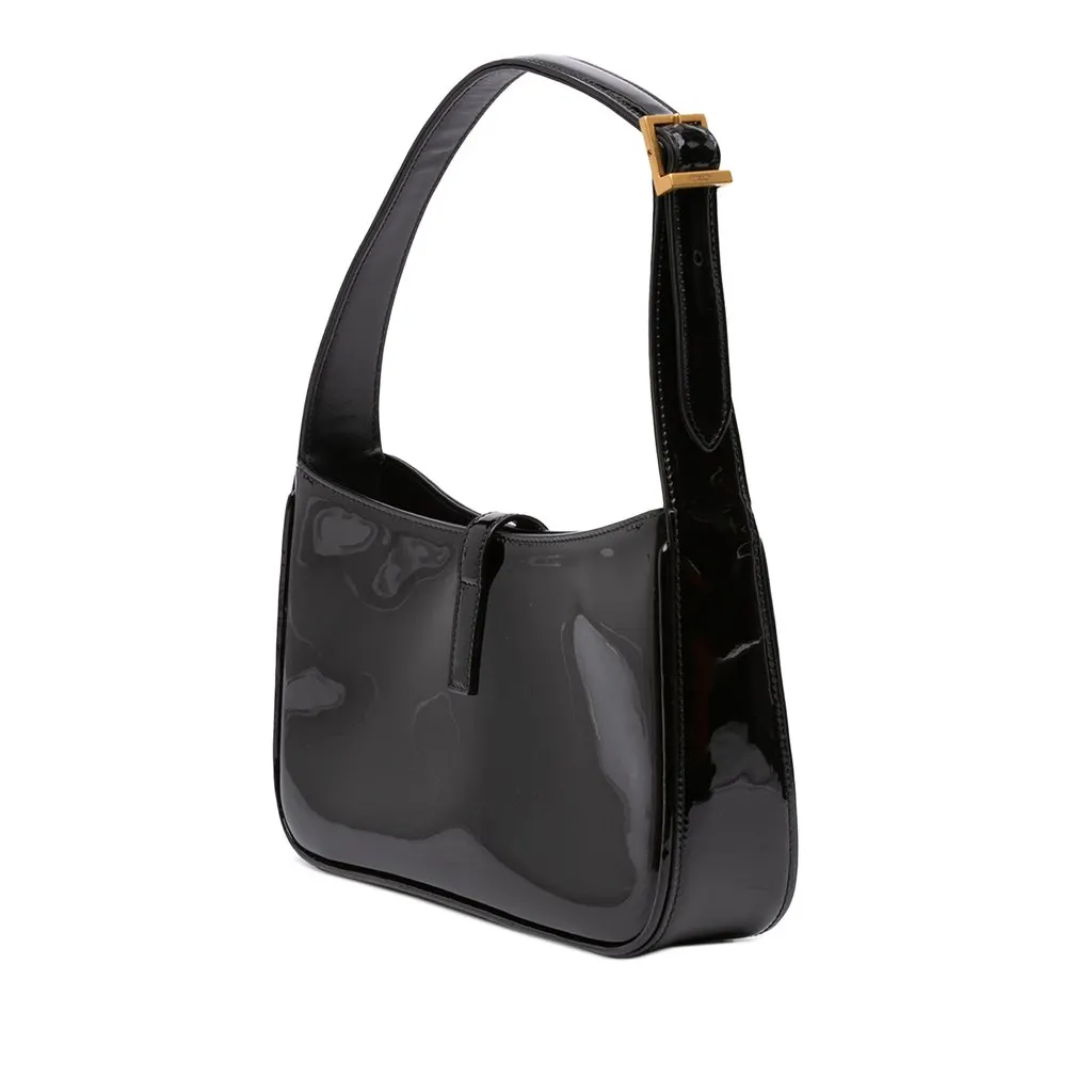 Saint Laurent Mini Patent Le 5 a 7 Black Leather Very good - Back View
