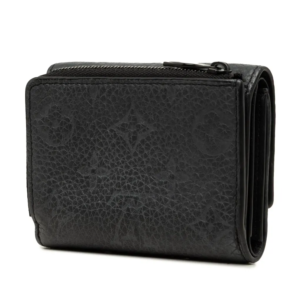 Louis Vuitton Monogram Taurillon Slender Pilot Wallet Black Leather Very good - Back View