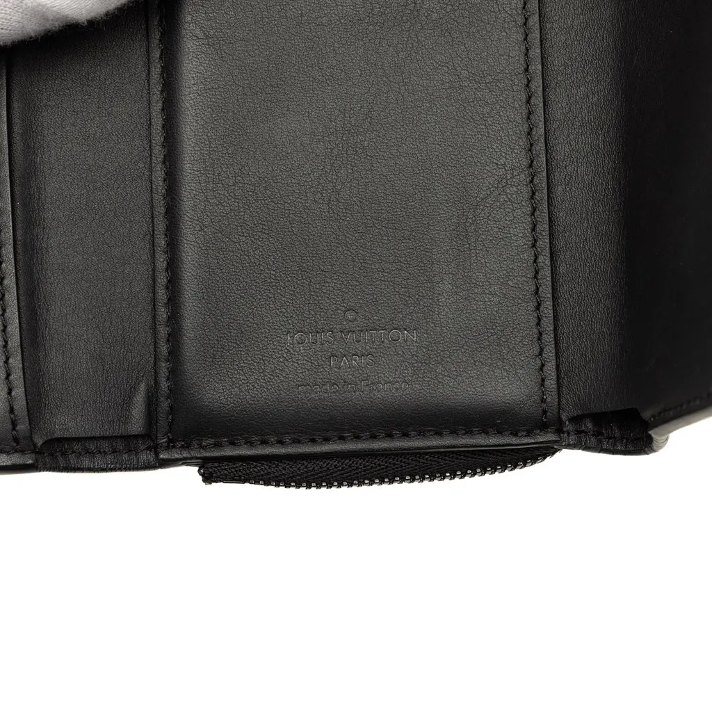 Louis Vuitton Monogram Taurillon Slender Pilot Wallet Black Leather Very good - Box View