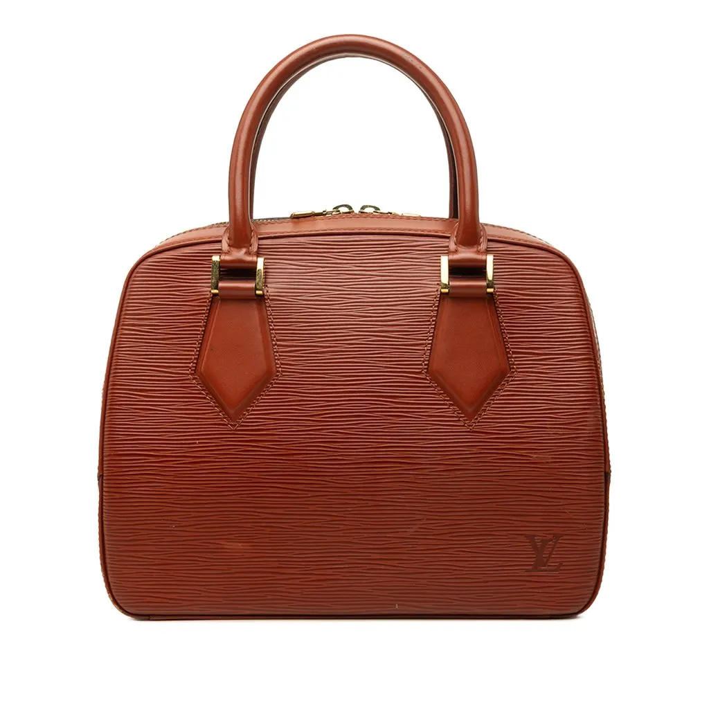 Louis Vuitton Epi Sablons Brown Leather Good - Front View