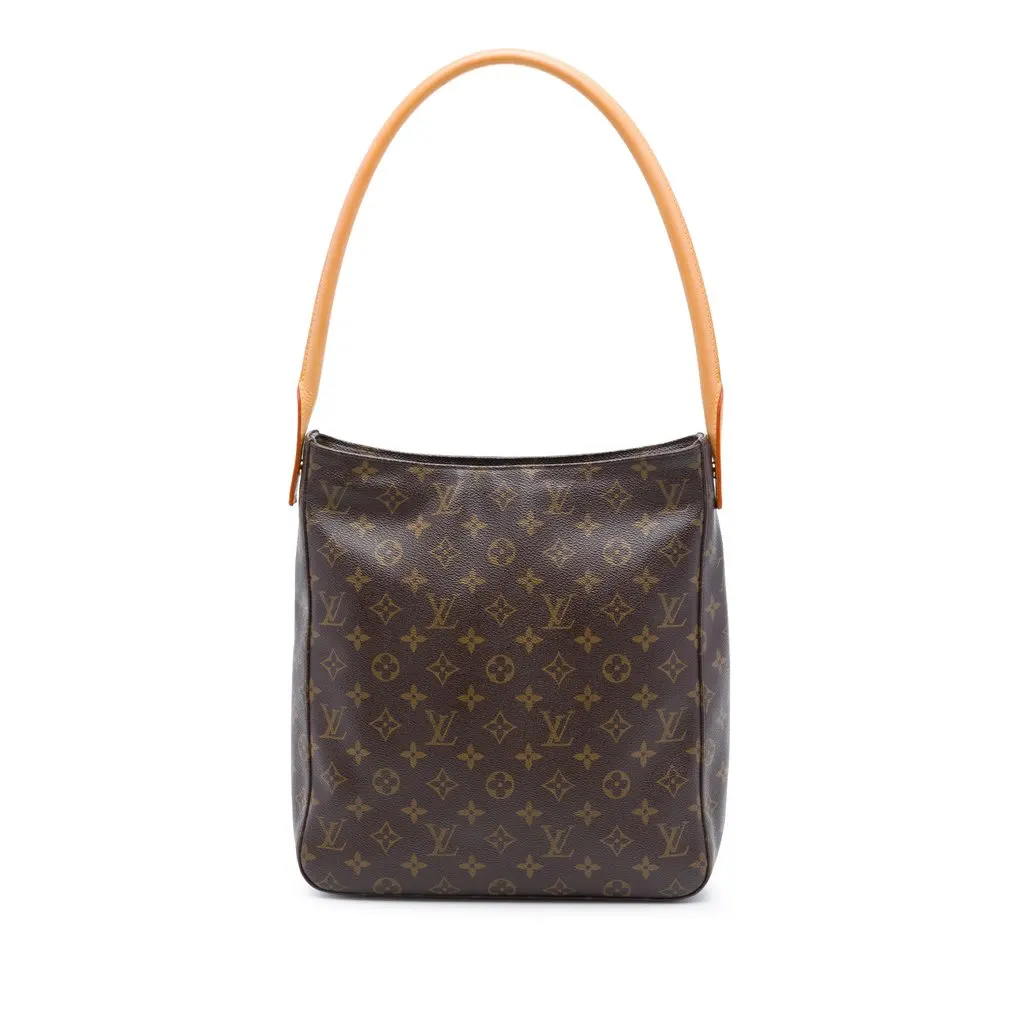 Louis Vuitton Monogram Looping GM Brown Very good - Front View