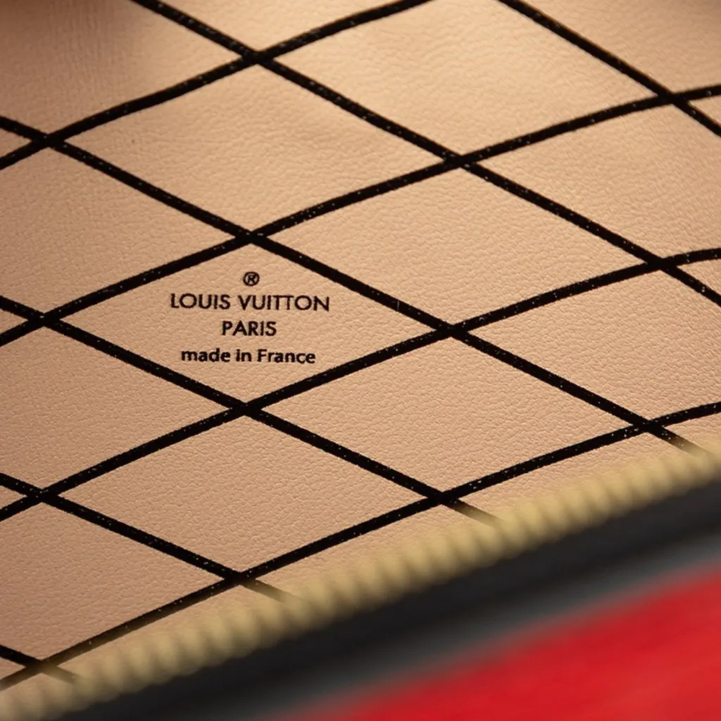 Louis Vuitton Epi Trunk Clutch Red Leather Very good - Box View