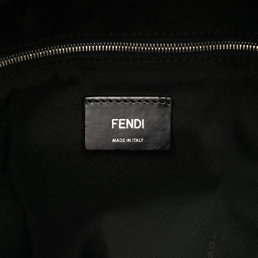 Fendi Nylon and Leather Bug Eyes Monster Backpack Black Very good - Box View