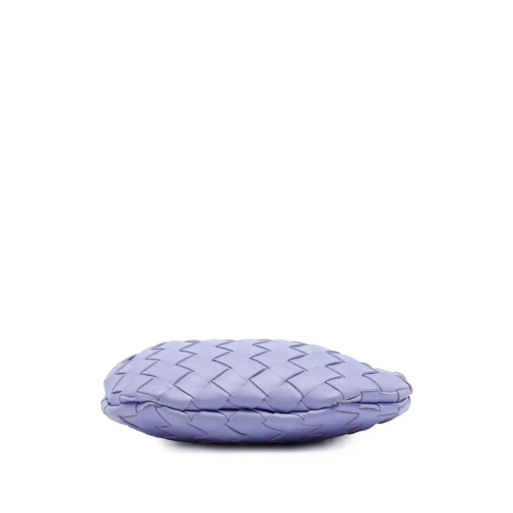 Bottega Veneta Baby Lambskin Intrecciato Sardine Bag Purple Leather Very good - Inside View