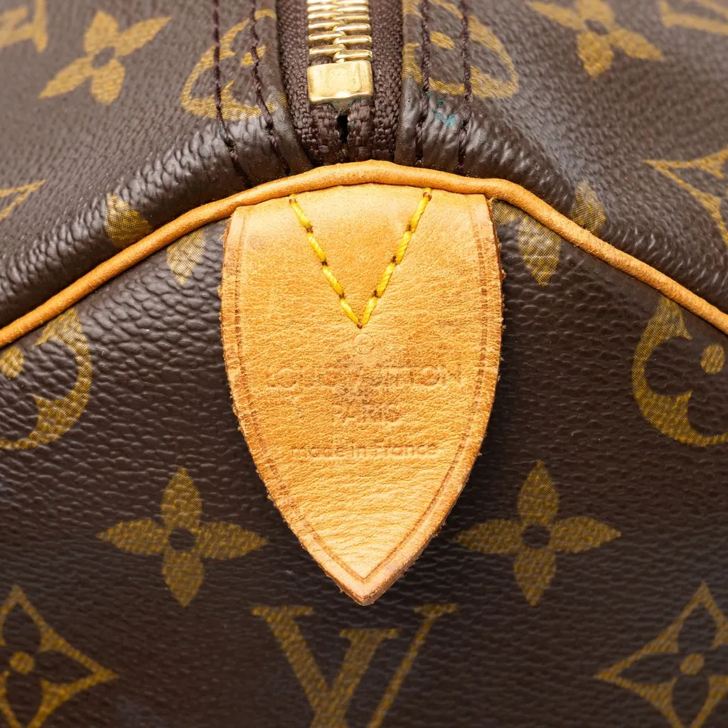 Louis Vuitton Monogram Keepall 50 Brown Canvas Good - Model View