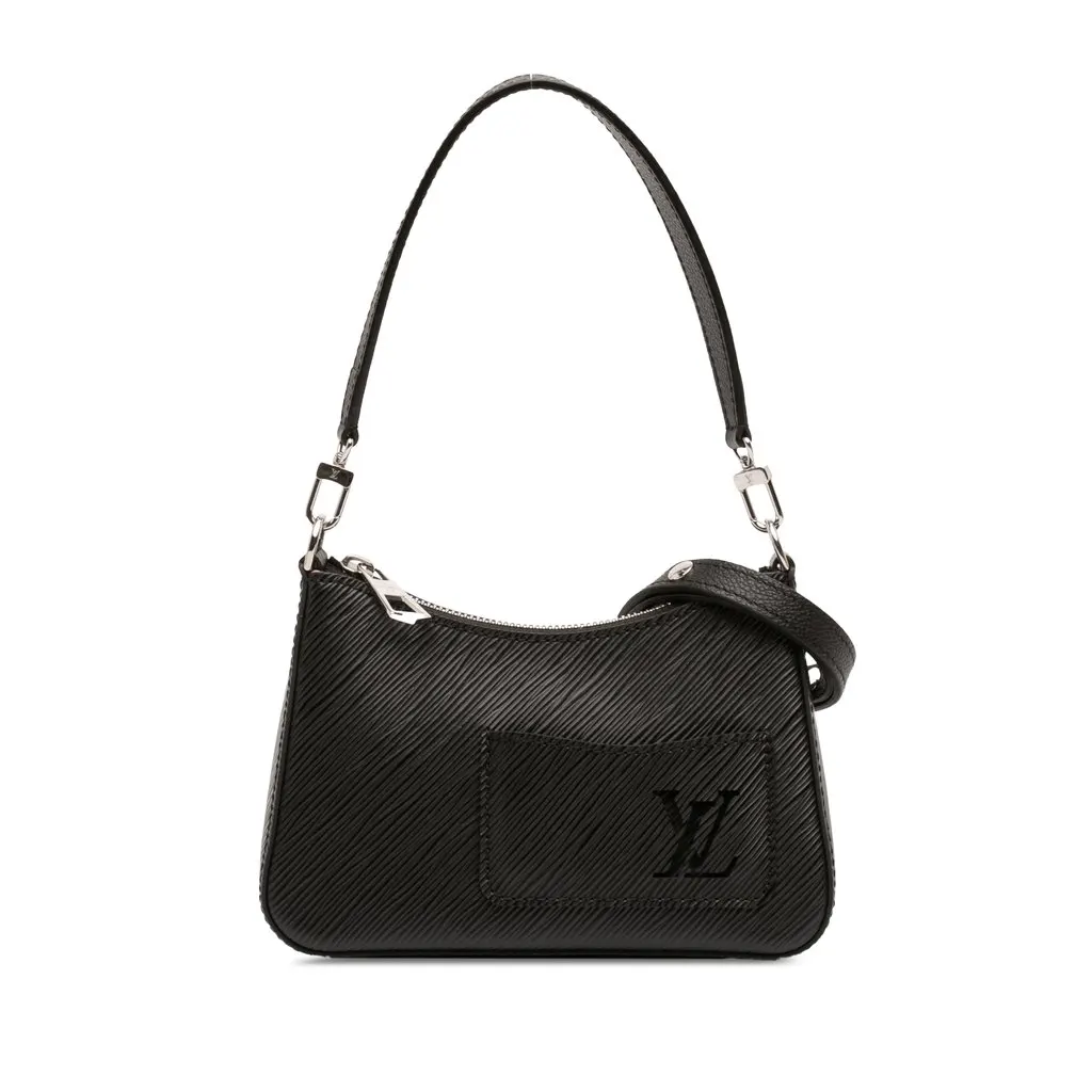 Louis Vuitton Epi Marellini Black Leather Very good - Front View