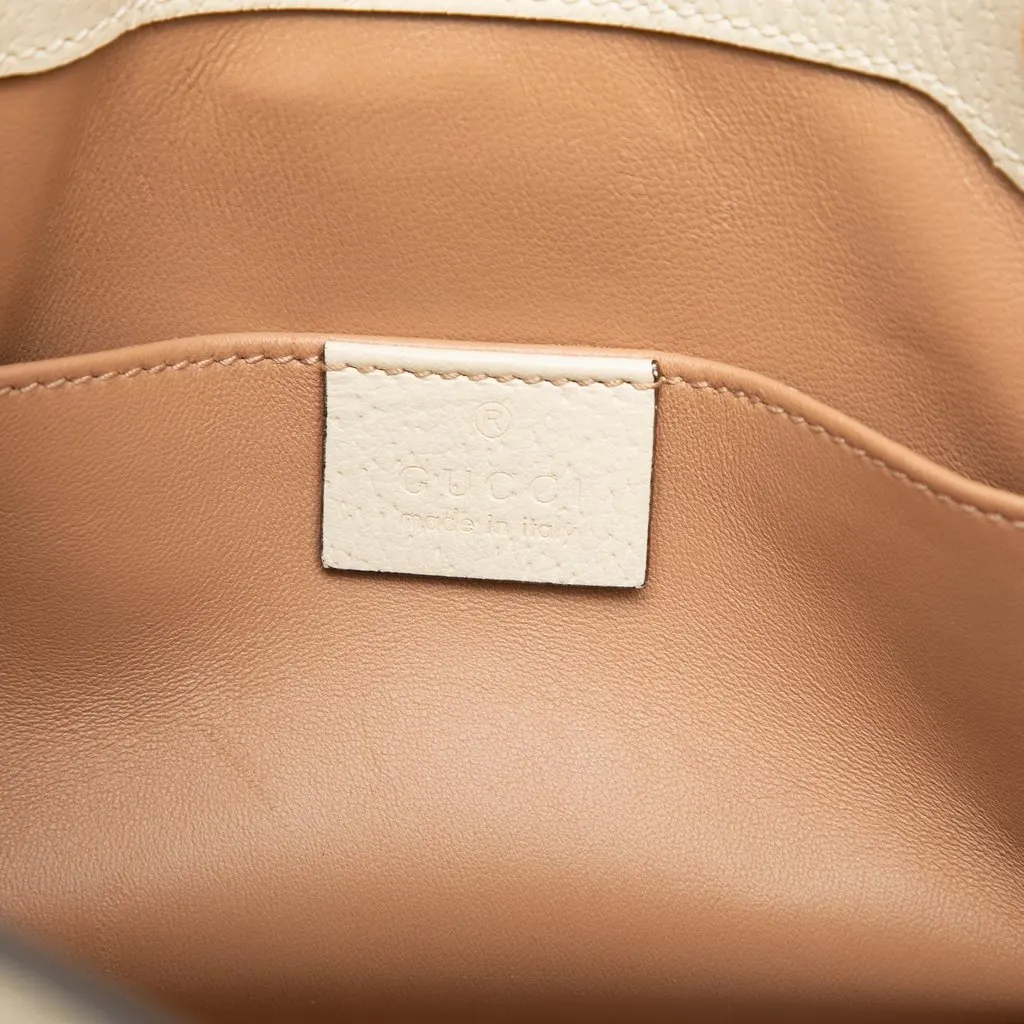 Gucci Small GG Supreme Berry Padlock Tote Beige Canvas Very good - Box View