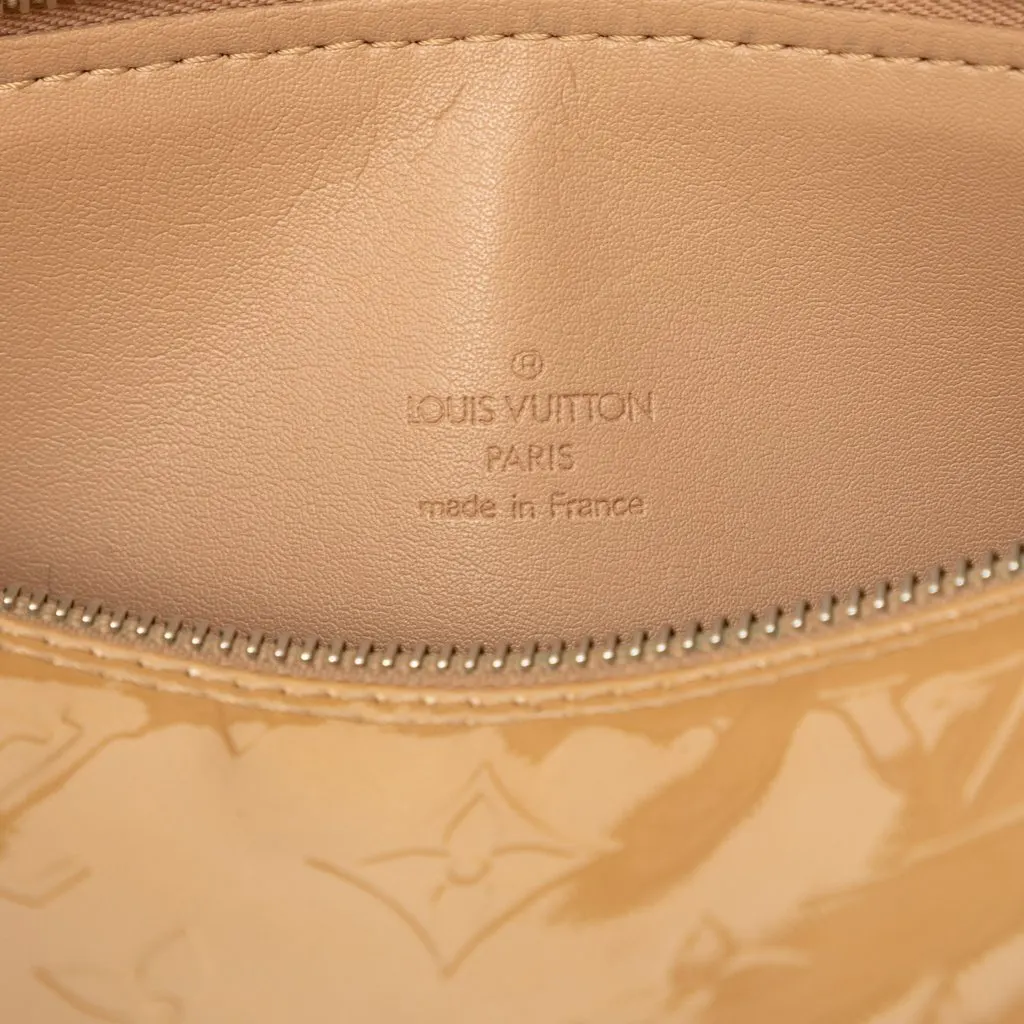Louis Vuitton Monogram Vernis Bedford Beige Leather Very good - Box View