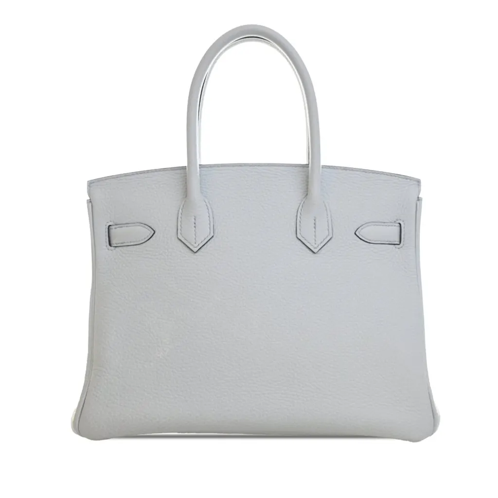 Hermès Togo Birkin Retourne 30 Blue Leather Very good - Inside View