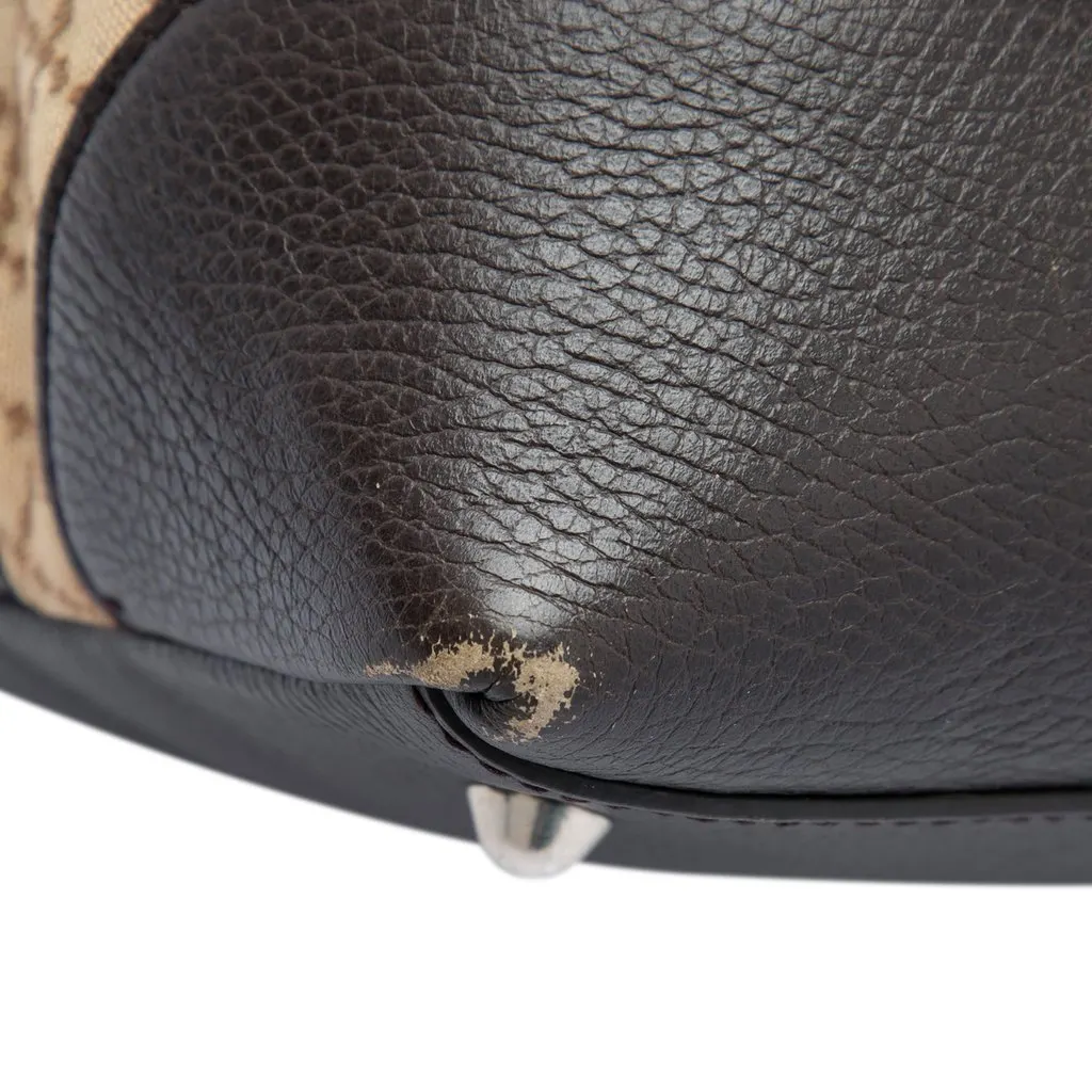 Gucci Diamante Canvas Travel Bag Beige Very good - Box View