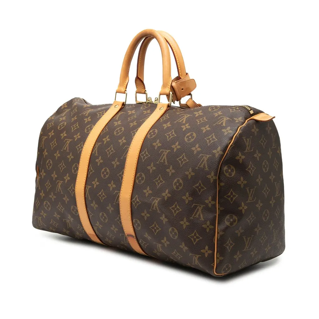 Louis Vuitton Monogram Keepall 45 Brown Very good - Back View