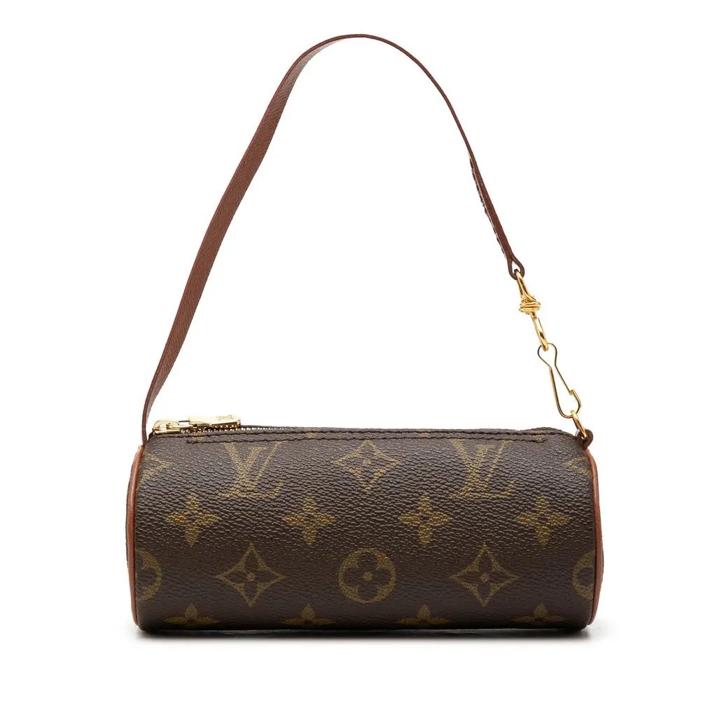 Louis Vuitton Monogram Papillon Pochette Brown Very good - Front View