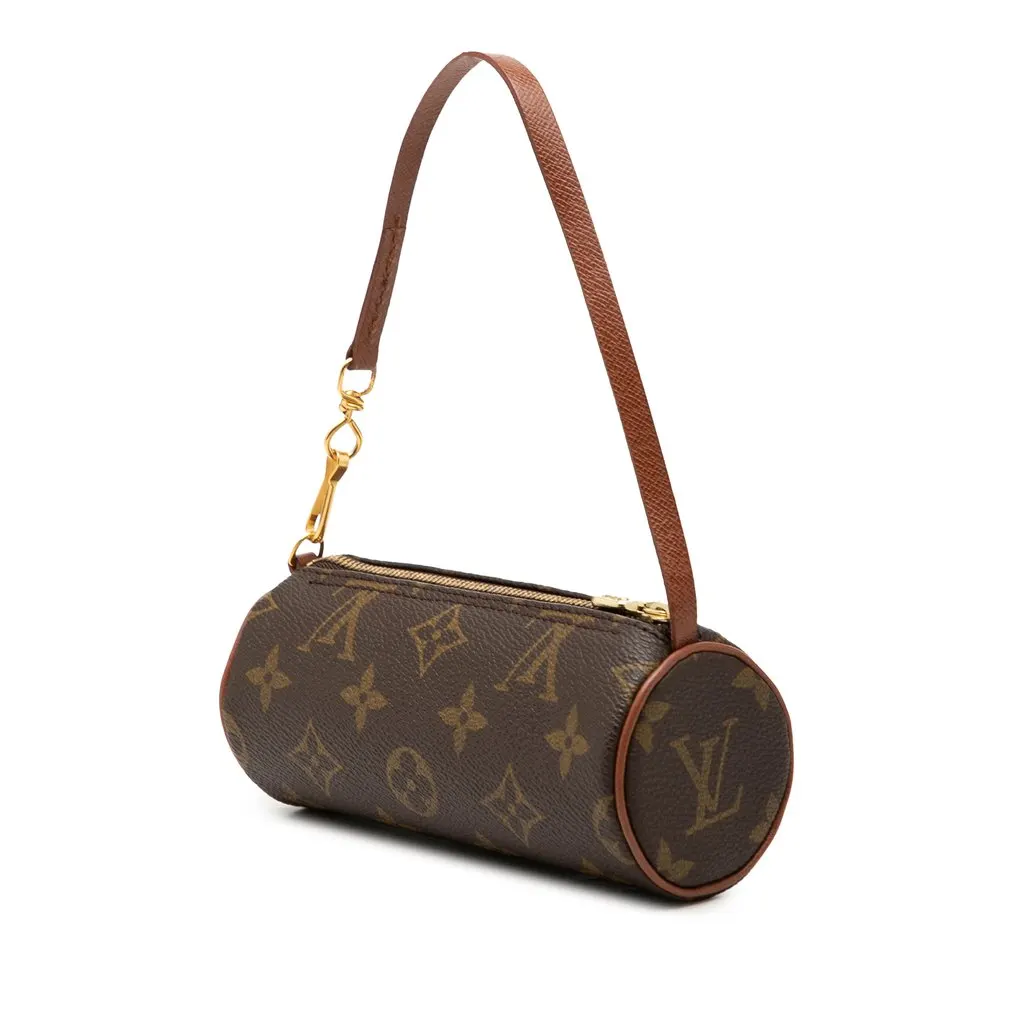 Louis Vuitton Monogram Papillon Pochette Brown Very good - Back View