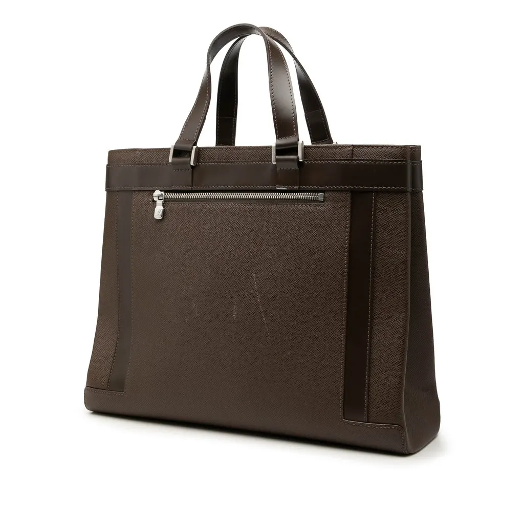 Louis Vuitton Taiga Kasbek PM Brown Leather Very good - Back View