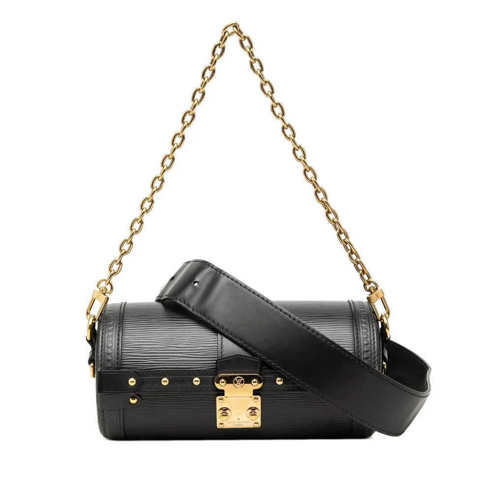 Louis Vuitton Epi Papillon Trunk Black Leather Very good - Front View