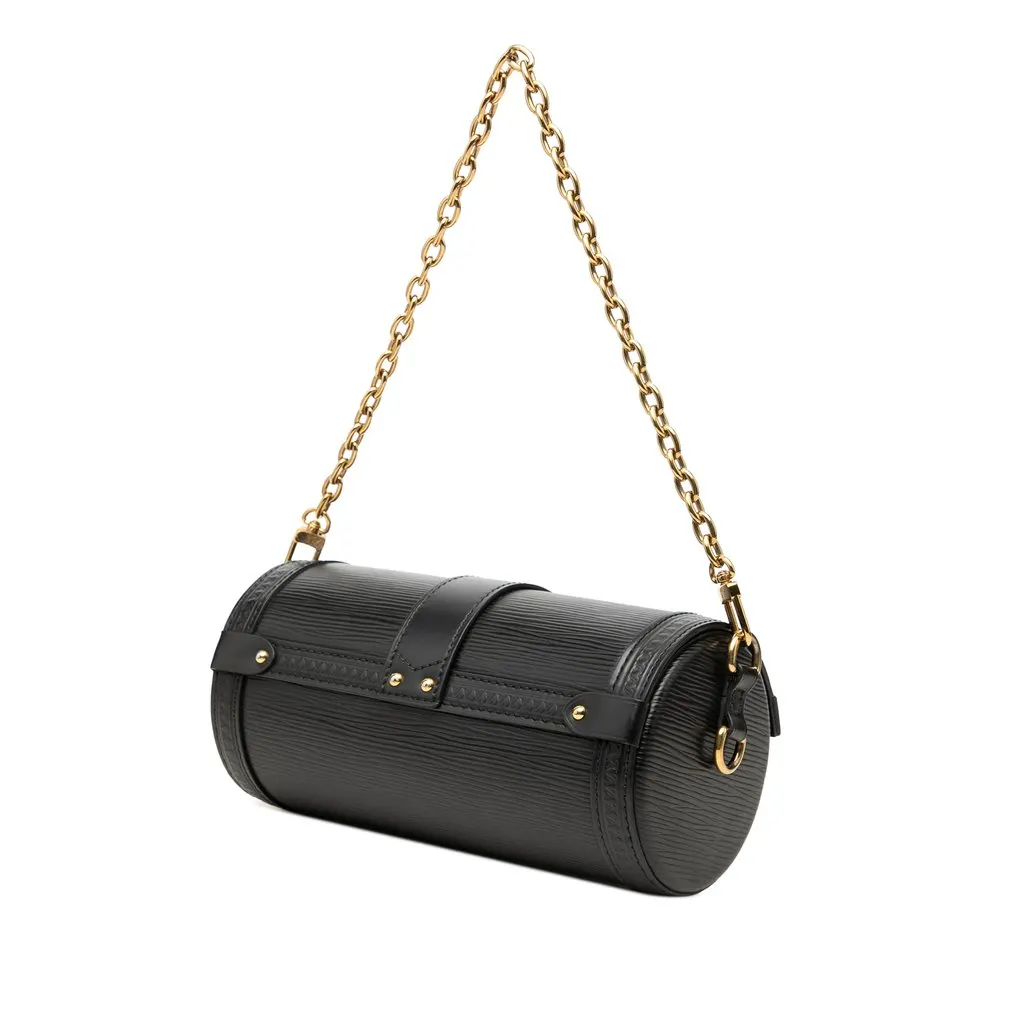 Louis Vuitton Epi Papillon Trunk Black Leather Very good - Back View