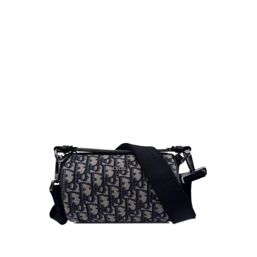 Dior Mini Oblique Canvas Roller Messenger Bag