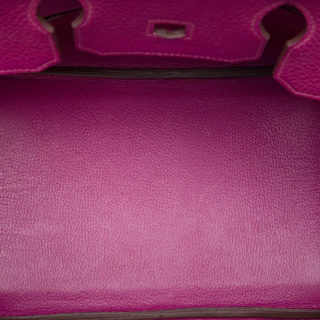 Hermès Togo Birkin Retourne 35 Purple Leather Very good - Model View