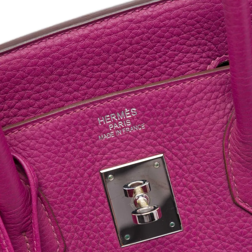 Hermès Togo Birkin Retourne 35 Purple Leather Very good - Box View