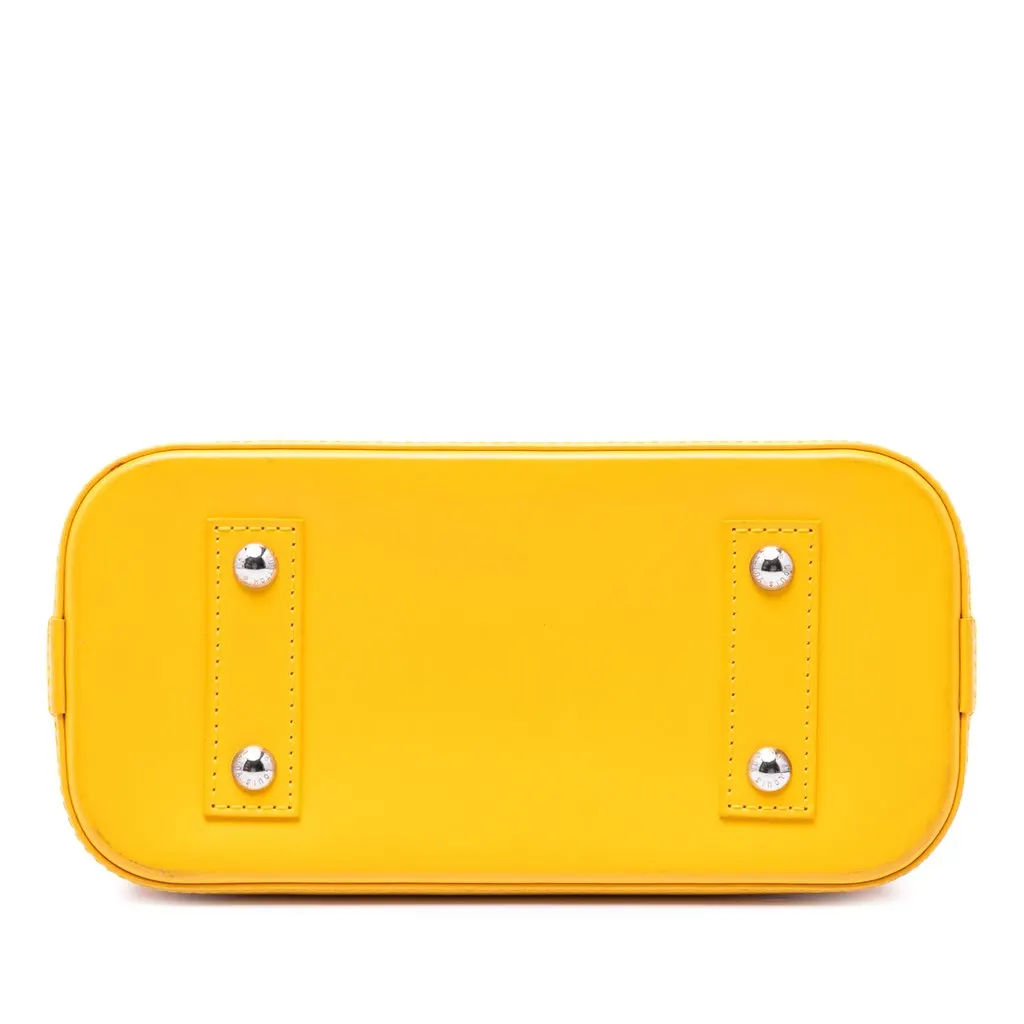 Louis Vuitton Epi Alma BB Yellow Leather Very good - Inside View