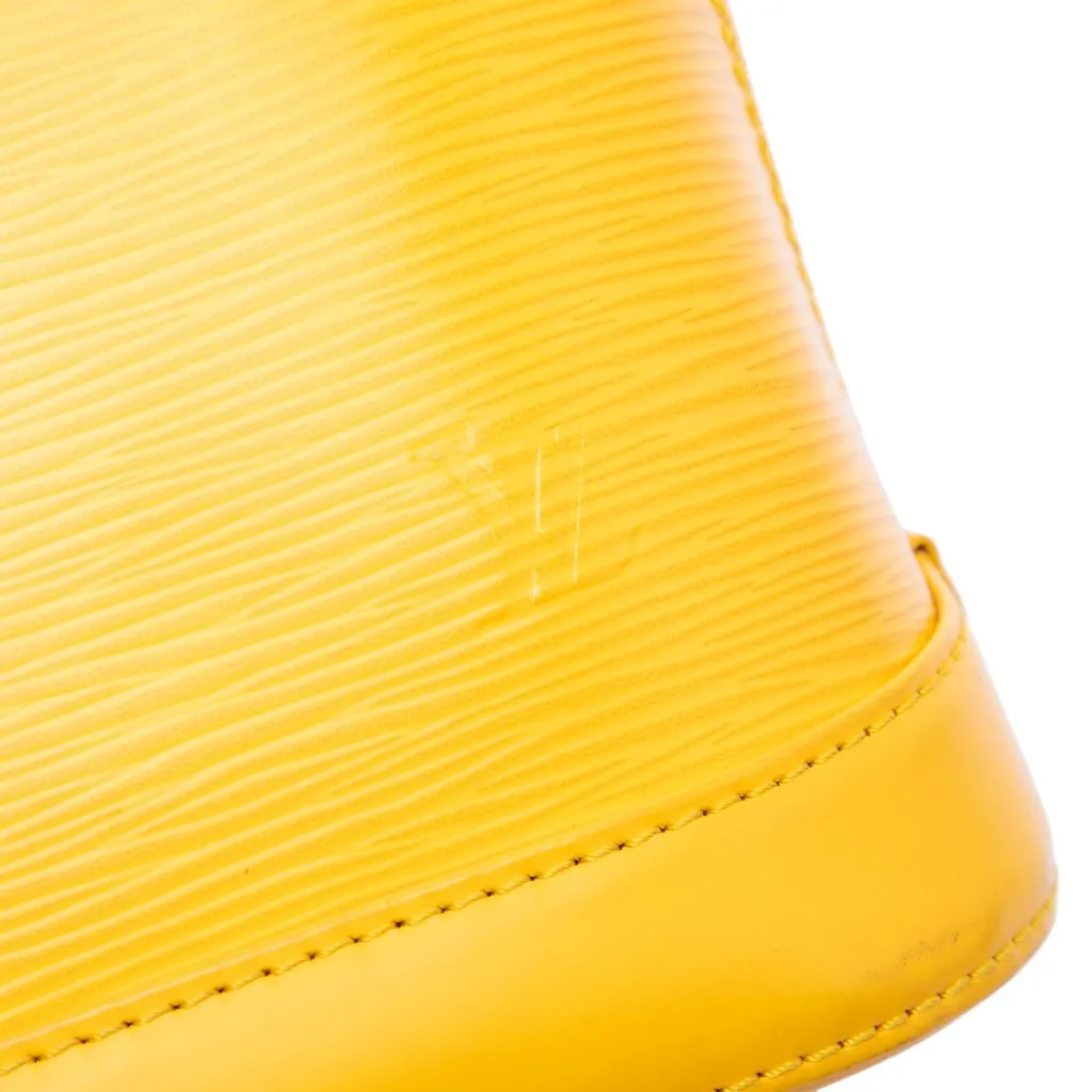 Louis Vuitton Epi Alma BB Yellow Leather Very good - Box View