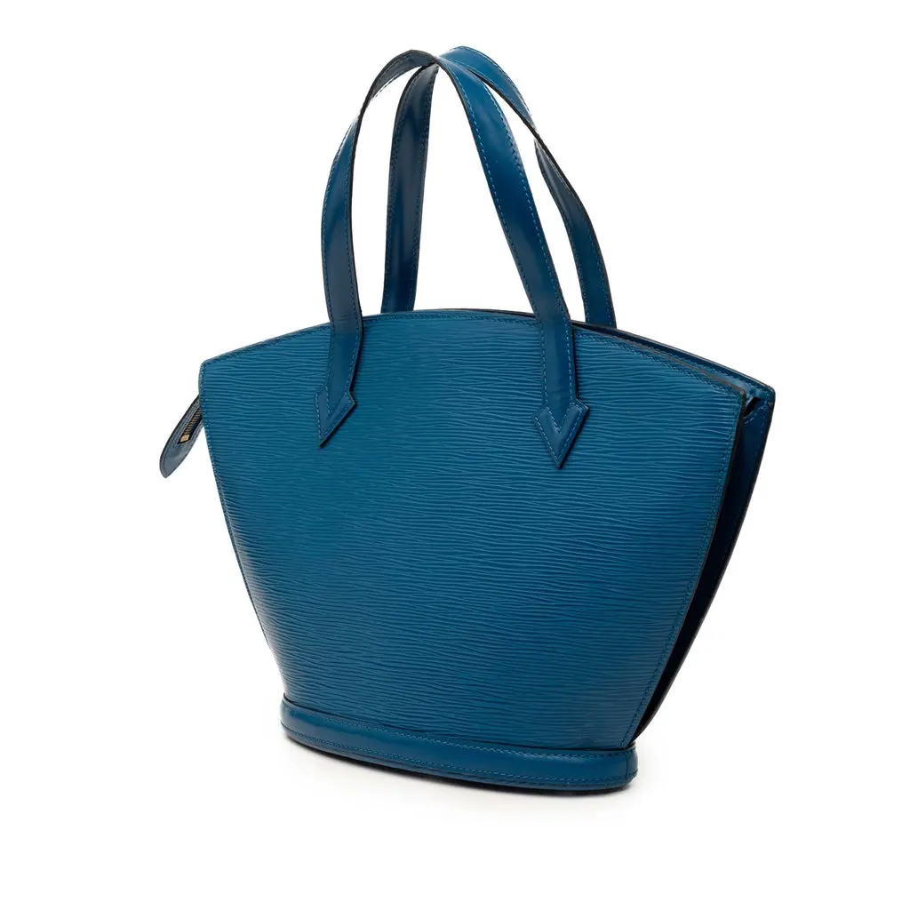 Louis Vuitton Epi Saint Jacques PM Short Strap Blue Leather Very good - Back View