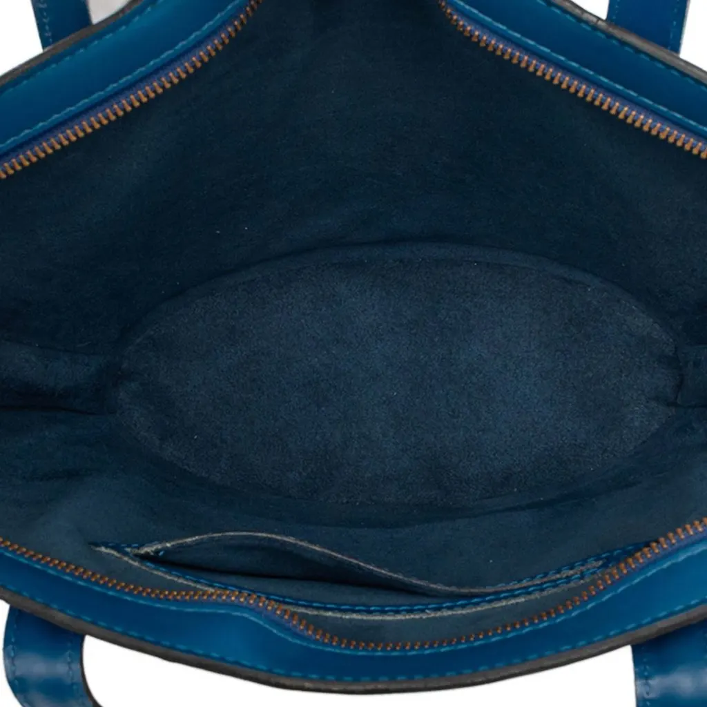 Louis Vuitton Epi Saint Jacques PM Short Strap Blue Leather Very good - Model View