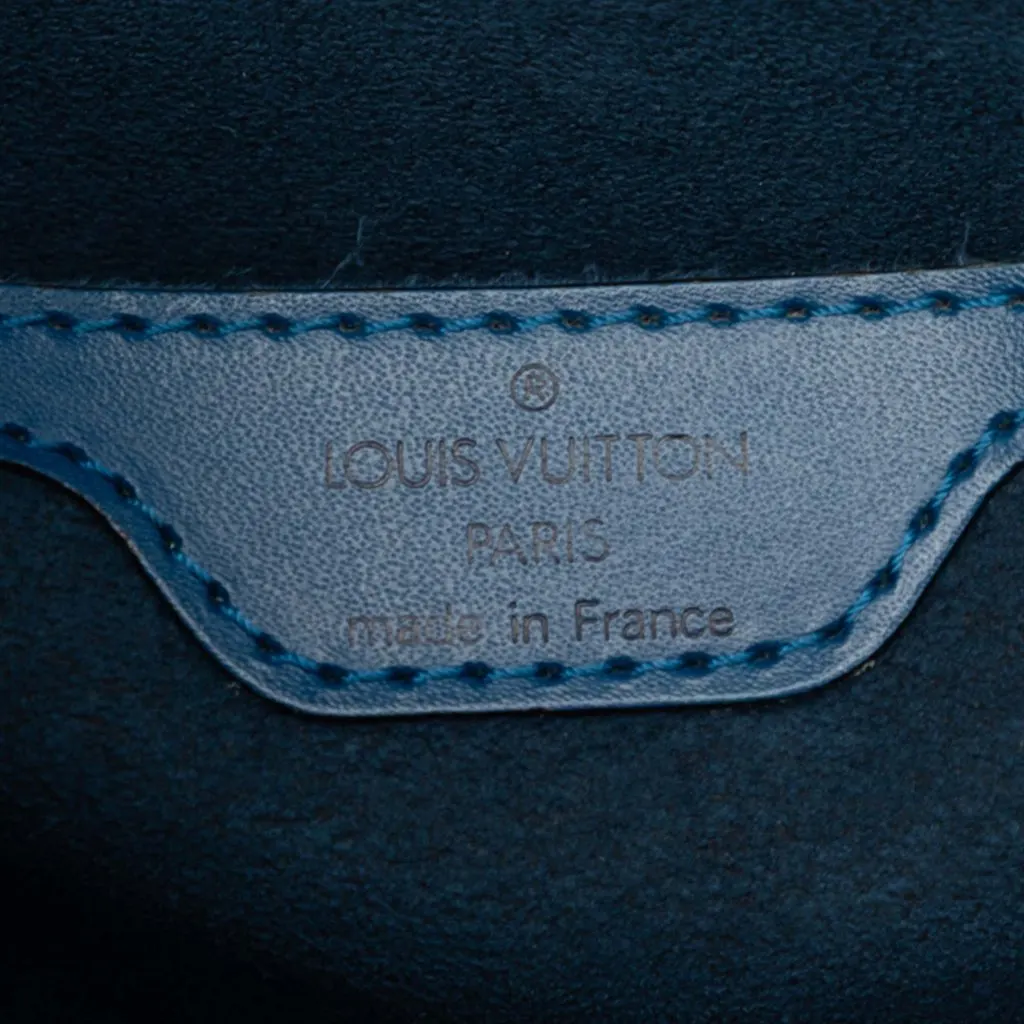 Louis Vuitton Epi Saint Jacques PM Short Strap Blue Leather Very good - Box View