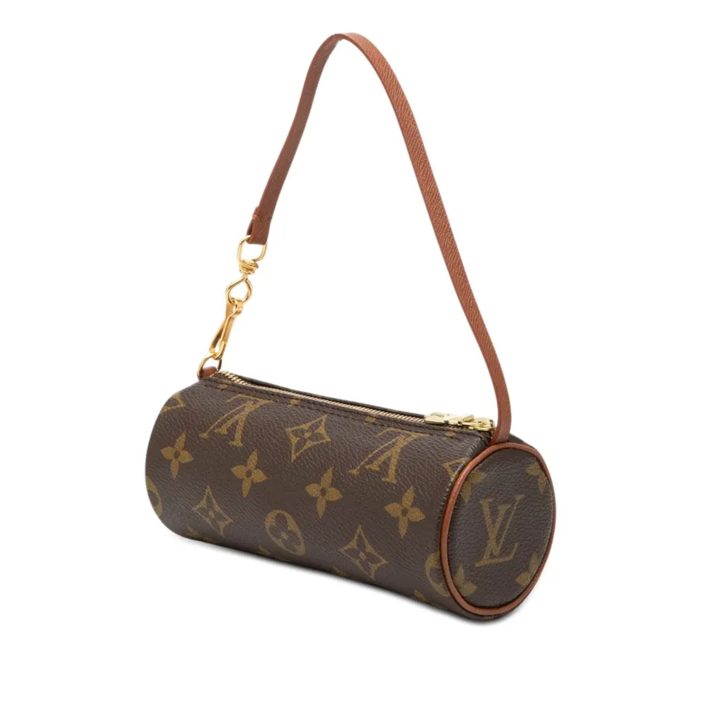 Louis Vuitton Monogram Papillon Pochette Brown Very good - Back View