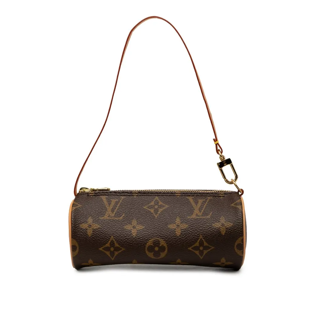Louis Vuitton Monogram Papillon Pochette Brown Very good - Front View